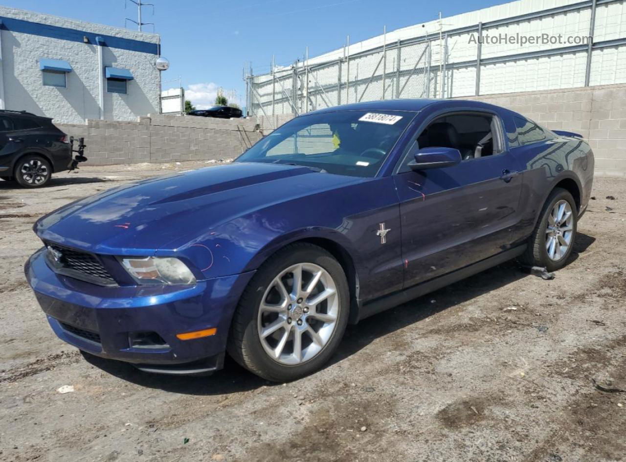 2011 Ford Mustang  Blue vin: 1ZVBP8AM5B5151911