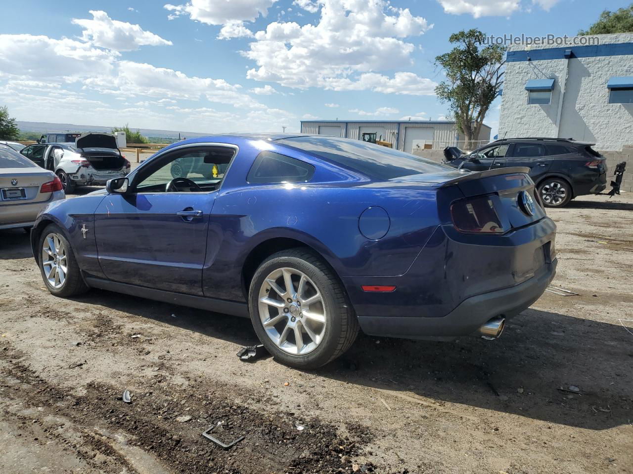 2011 Ford Mustang  Blue vin: 1ZVBP8AM5B5151911