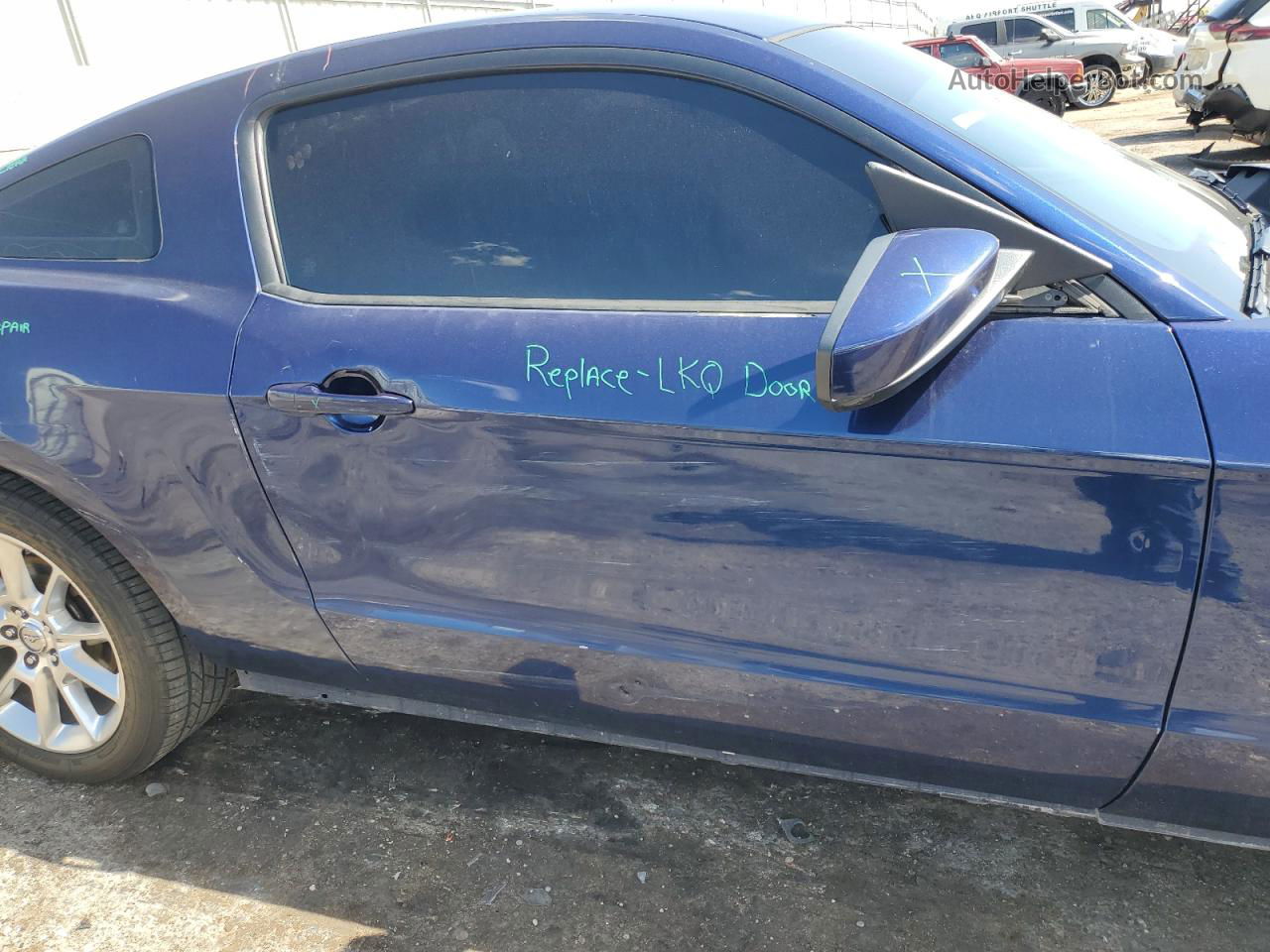 2011 Ford Mustang  Blue vin: 1ZVBP8AM5B5151911