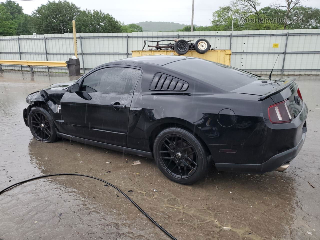 2011 Ford Mustang  Black vin: 1ZVBP8AM5B5152072