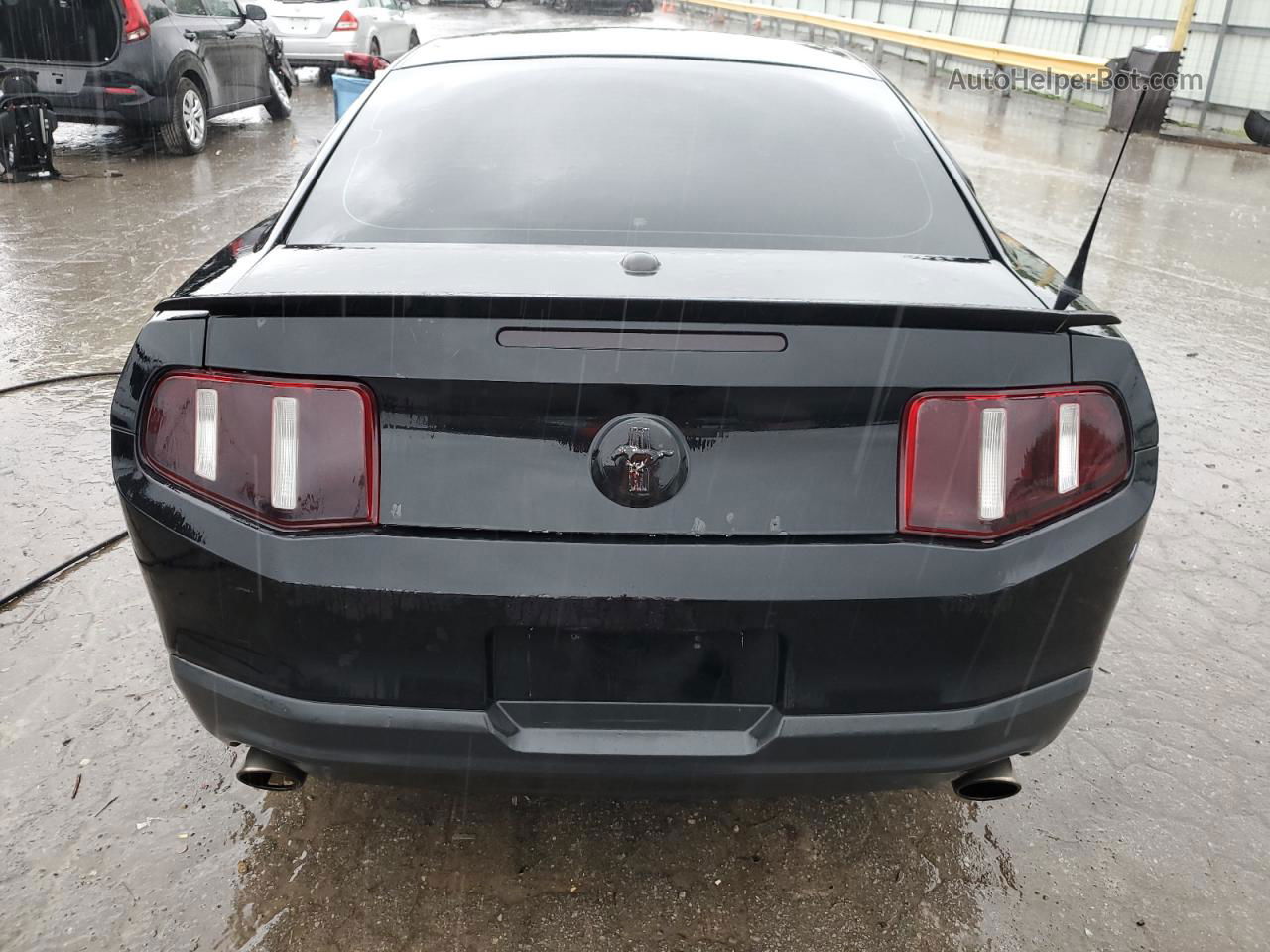 2011 Ford Mustang  Черный vin: 1ZVBP8AM5B5152072