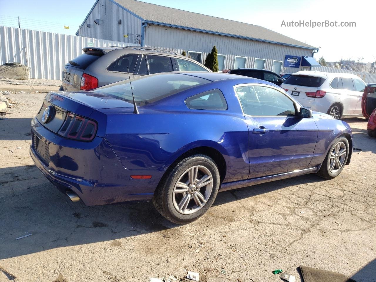 2014 Ford Mustang  Blue vin: 1ZVBP8AM5E5290098