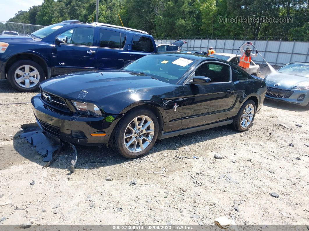 2011 Ford Mustang V6 Black vin: 1ZVBP8AM6B5114110