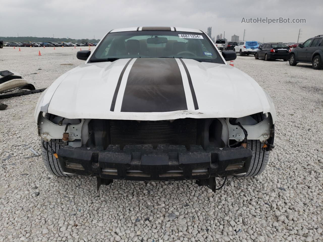 2011 Ford Mustang  White vin: 1ZVBP8AM6B5120702