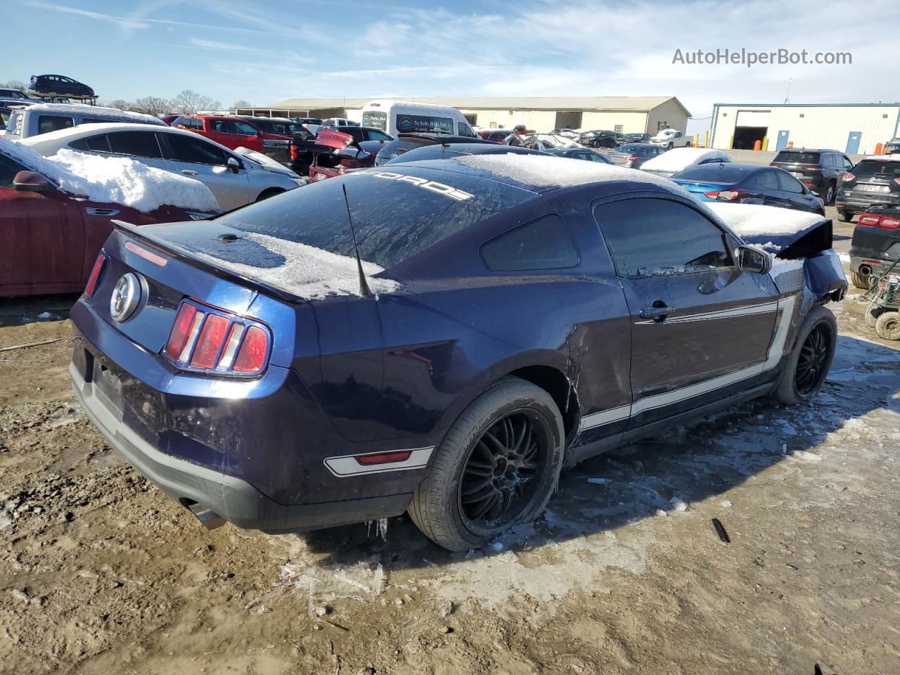 2011 Ford Mustang  Blue vin: 1ZVBP8AM6B5122868