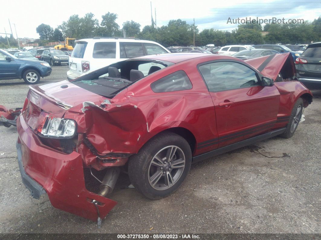 2011 Ford Mustang V6 Красный vin: 1ZVBP8AM6B5132557