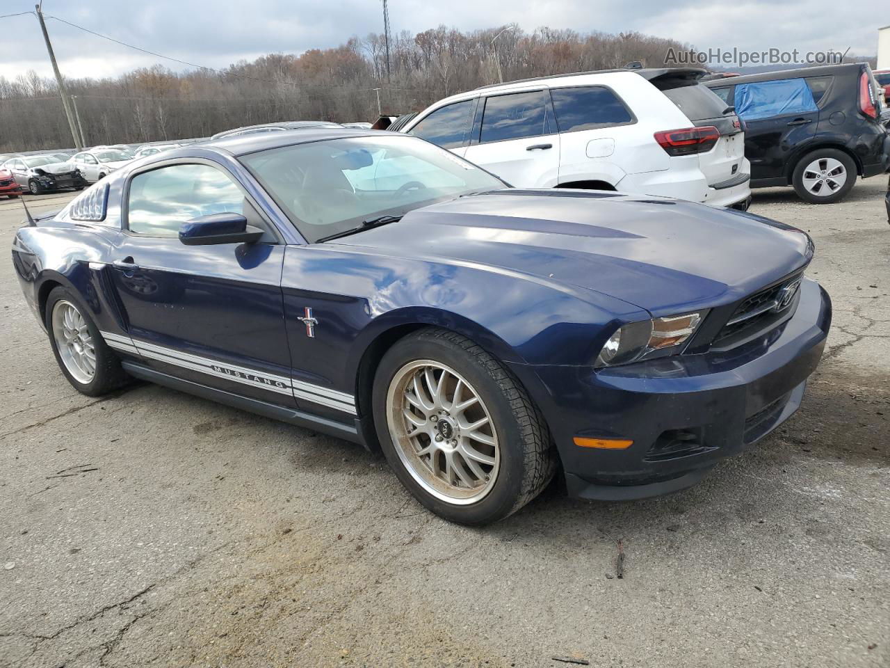 2011 Ford Mustang  Blue vin: 1ZVBP8AM6B5147835