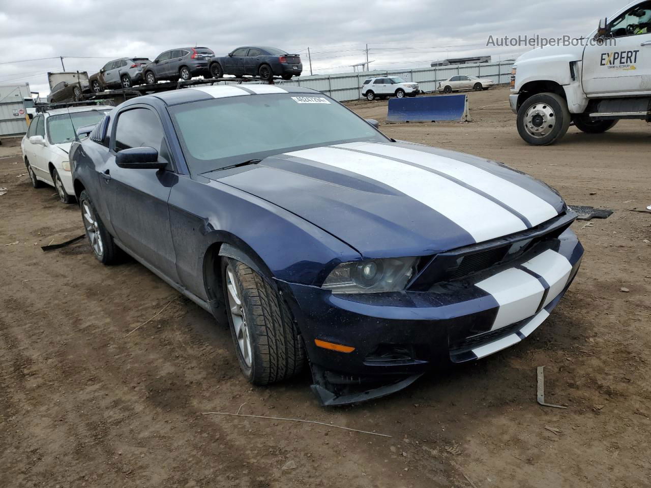 2011 Ford Mustang  Blue vin: 1ZVBP8AM6B5160472