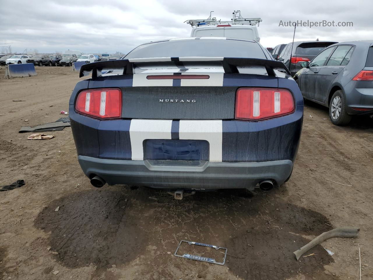 2011 Ford Mustang  Blue vin: 1ZVBP8AM6B5160472