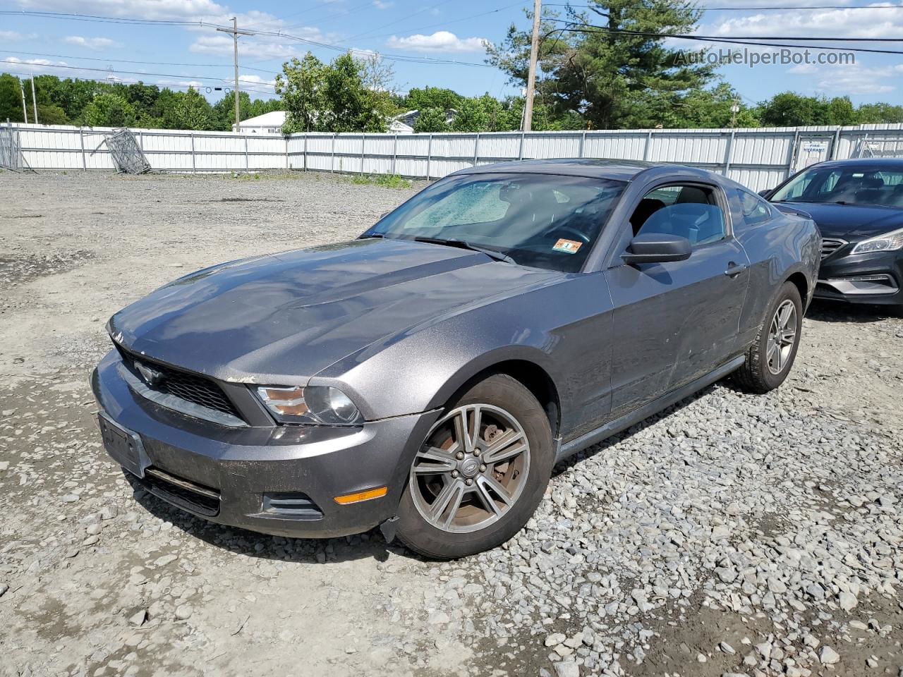 2011 Ford Mustang  Silver vin: 1ZVBP8AM6B5167048