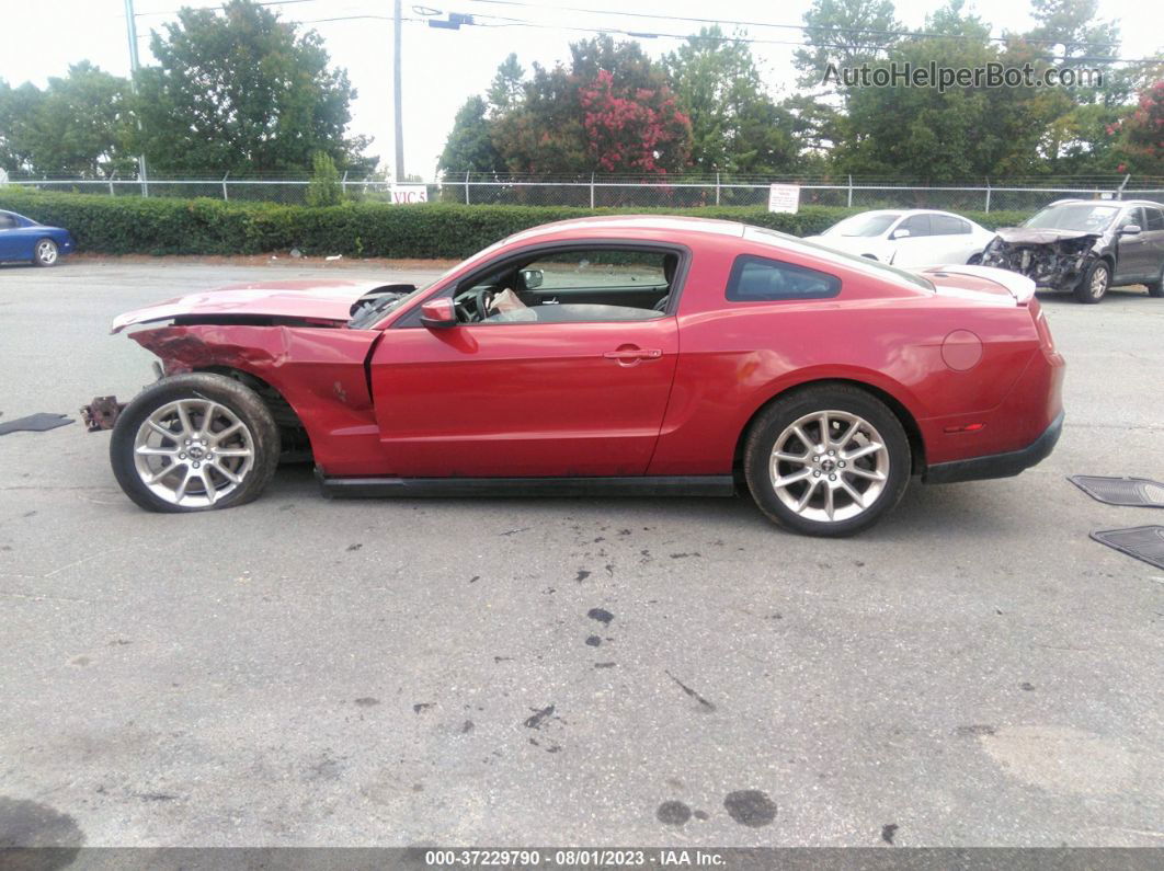 2011 Ford Mustang V6 Red vin: 1ZVBP8AM6B5168359