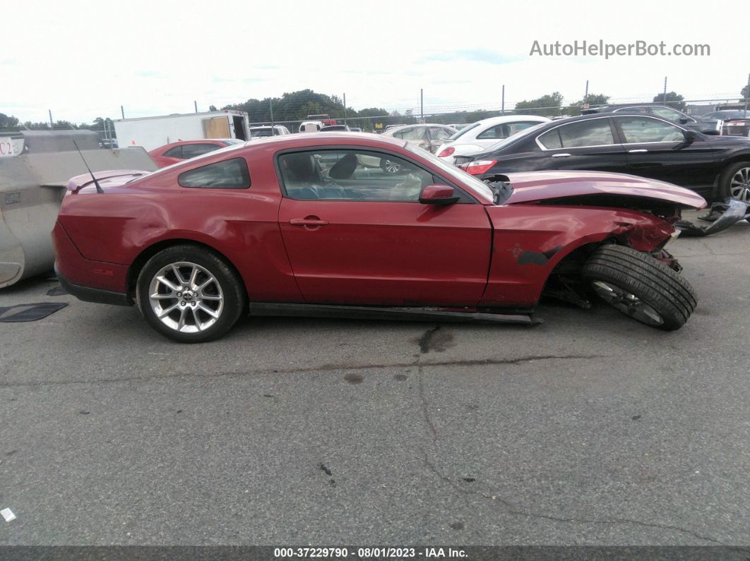 2011 Ford Mustang V6 Red vin: 1ZVBP8AM6B5168359