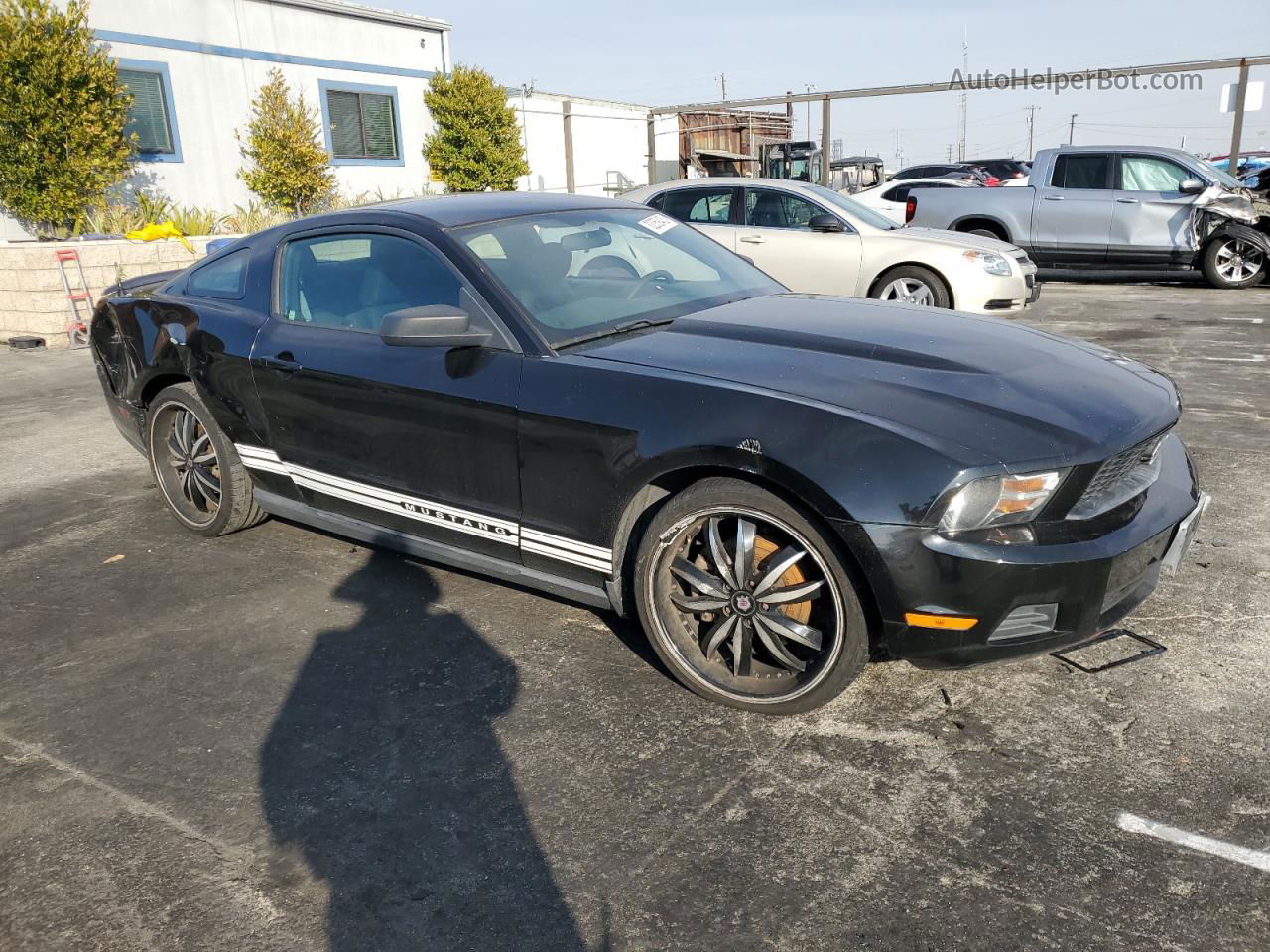 2011 Ford Mustang  Black vin: 1ZVBP8AM7B5106338