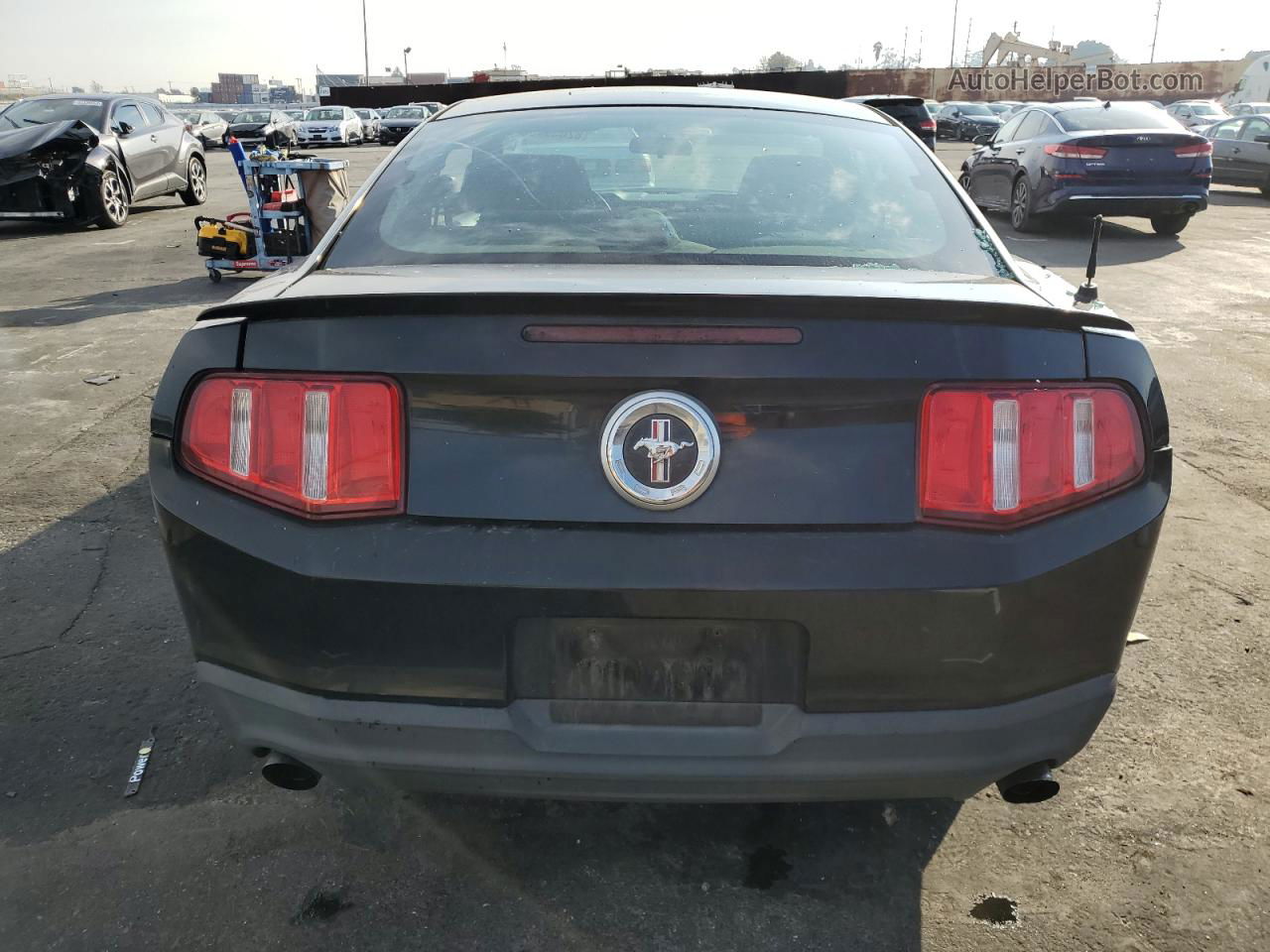 2011 Ford Mustang  Black vin: 1ZVBP8AM7B5106338