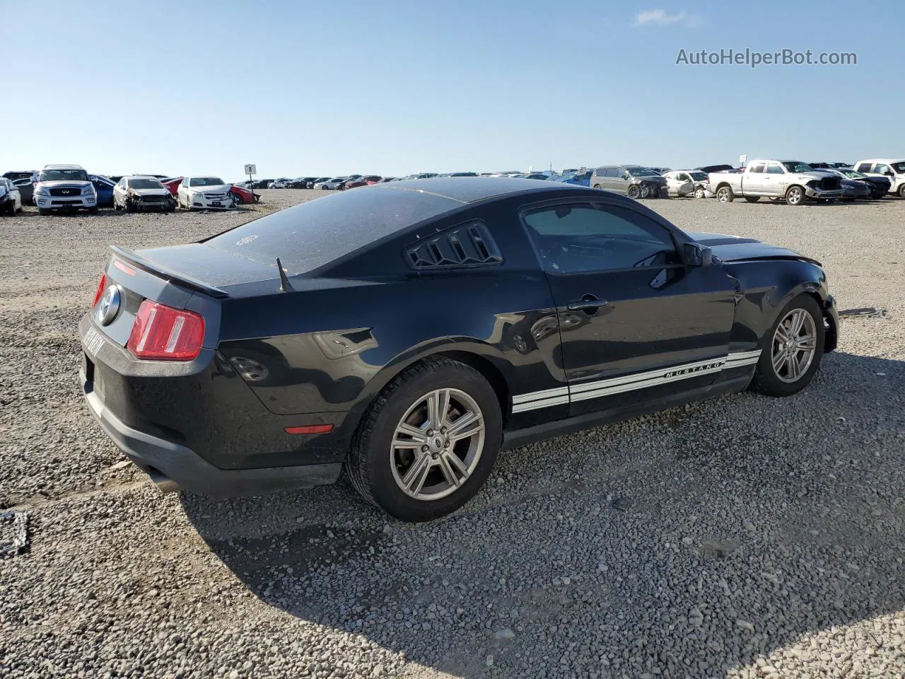 2011 Ford Mustang  Черный vin: 1ZVBP8AM7B5106534