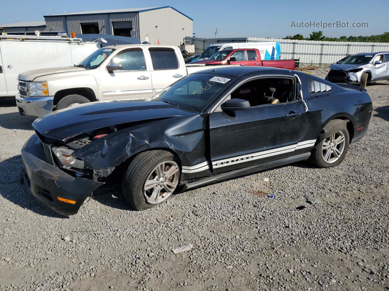 2011 Ford Mustang  Black vin: 1ZVBP8AM7B5106534