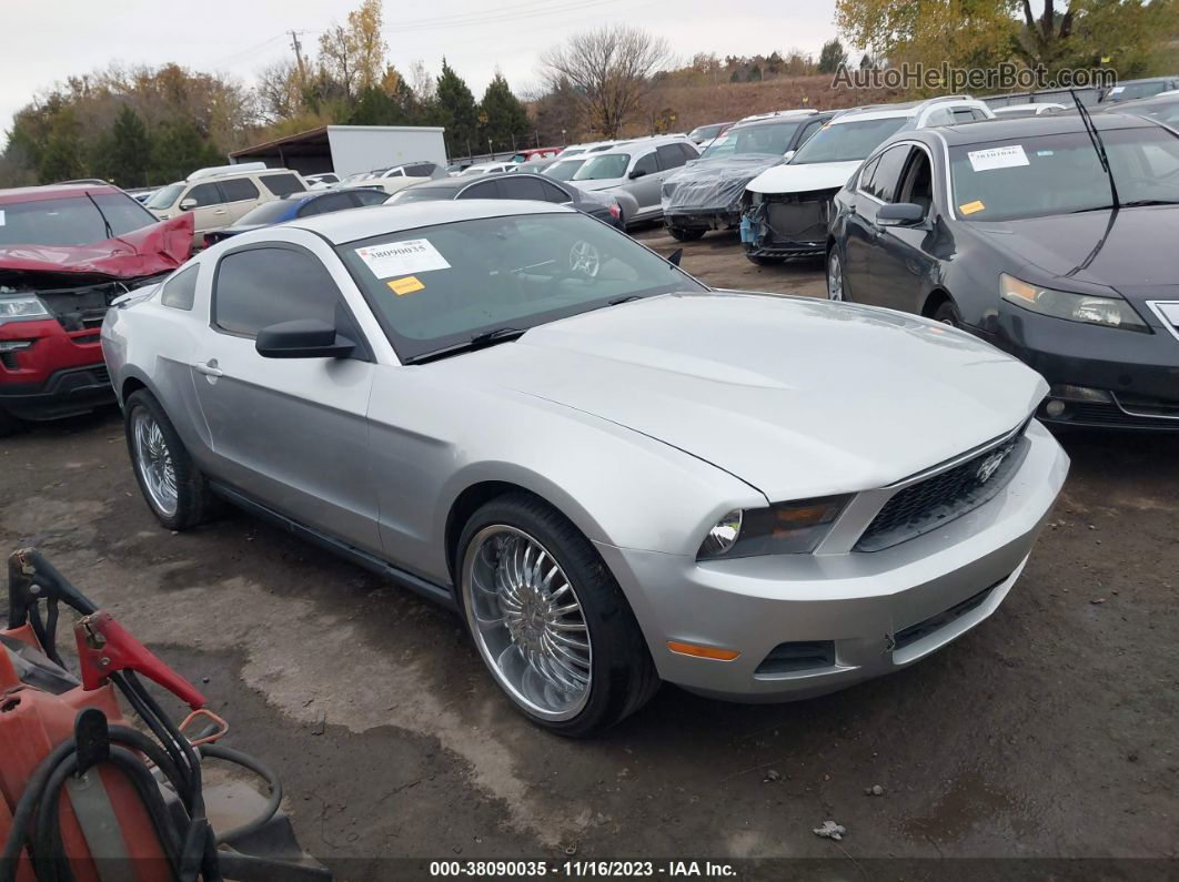 2011 Ford Mustang V6 Silver vin: 1ZVBP8AM7B5110650