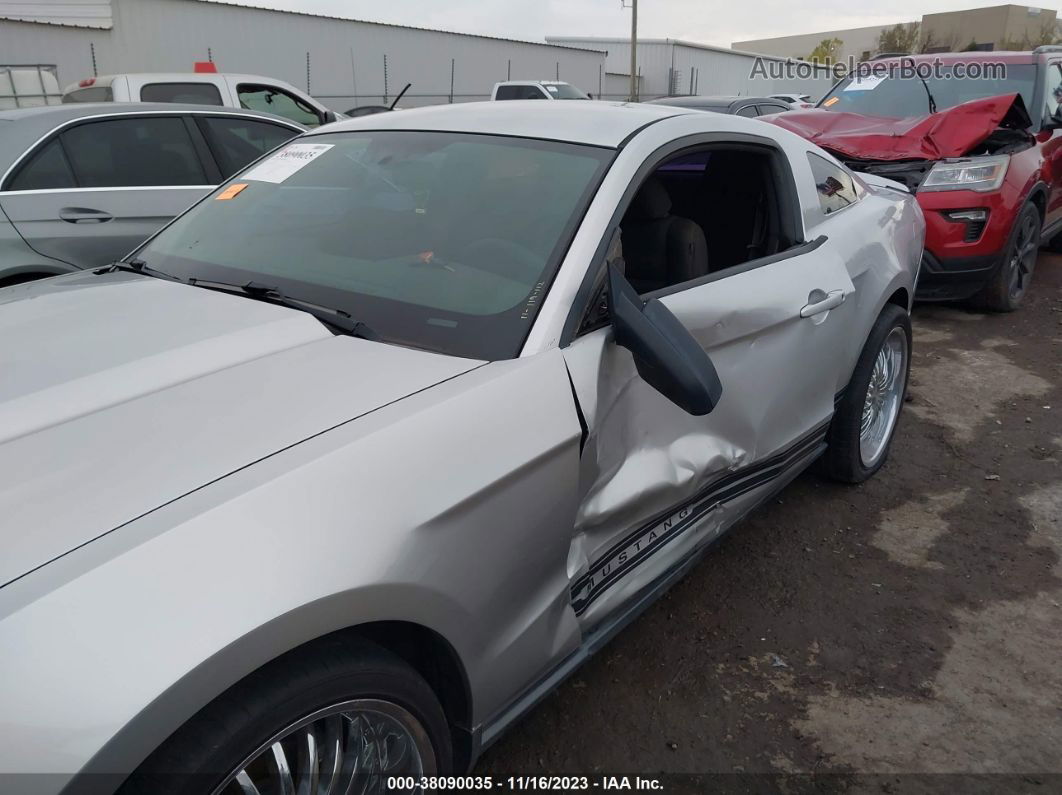 2011 Ford Mustang V6 Silver vin: 1ZVBP8AM7B5110650