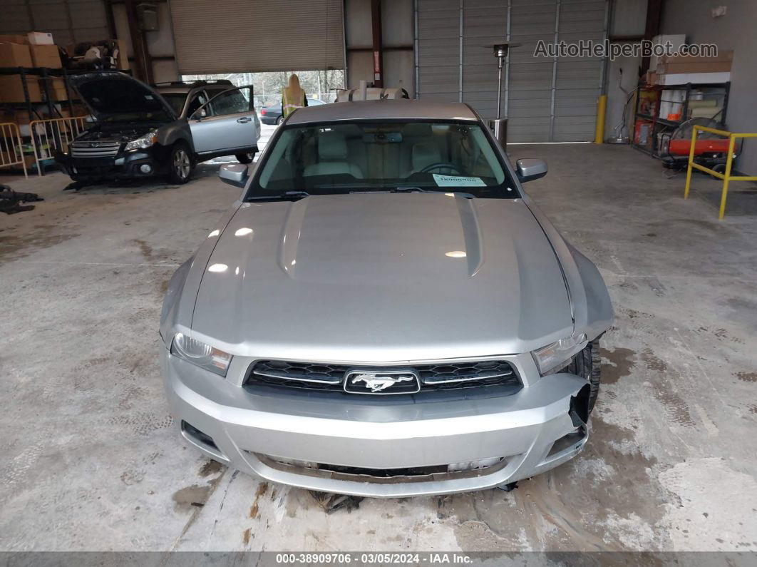 2011 Ford Mustang V6 Premium Silver vin: 1ZVBP8AM7B5135631