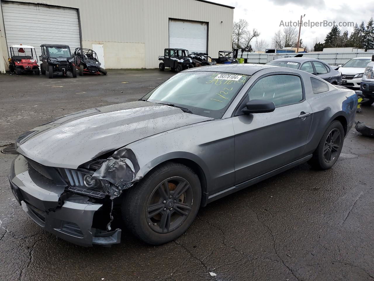 2011 Ford Mustang  Gray vin: 1ZVBP8AM7B5163350