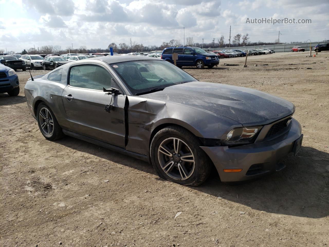 2011 Ford Mustang  Gray vin: 1ZVBP8AM8B5112455