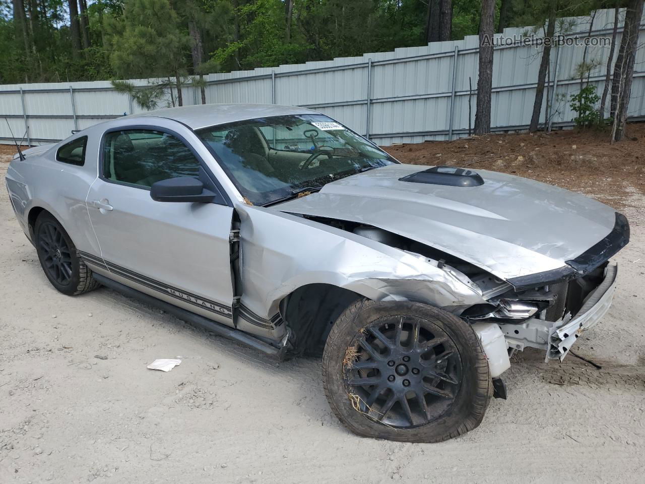 2011 Ford Mustang  Silver vin: 1ZVBP8AM8B5115761