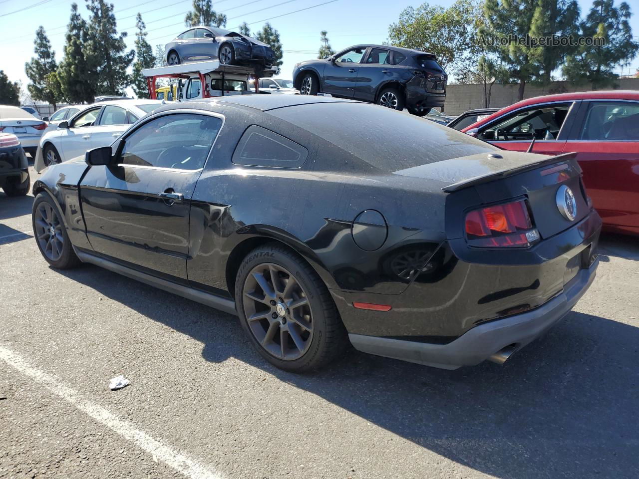 2011 Ford Mustang  Black vin: 1ZVBP8AM8B5140899