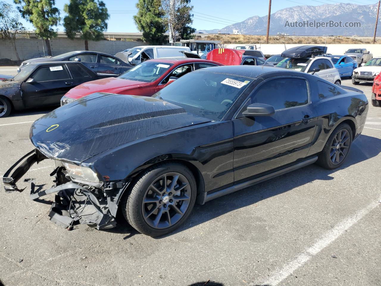 2011 Ford Mustang  Black vin: 1ZVBP8AM8B5140899