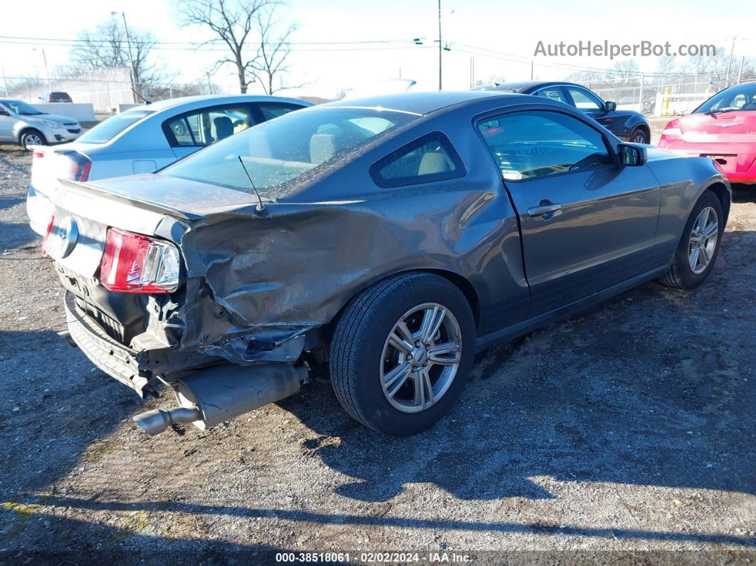 2011 Ford Mustang V6 Gray vin: 1ZVBP8AM8B5153684