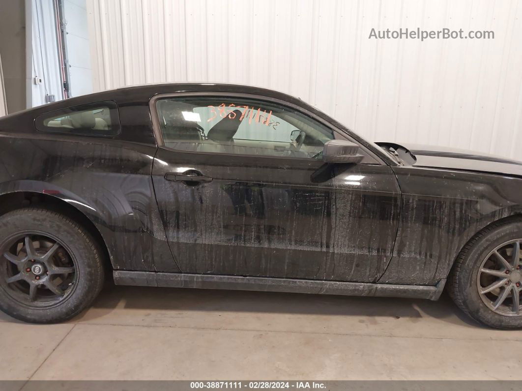 2011 Ford Mustang V6 Black vin: 1ZVBP8AM8B5158545