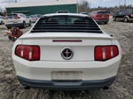 2011 Ford Mustang  White vin: 1ZVBP8AM9B5122329