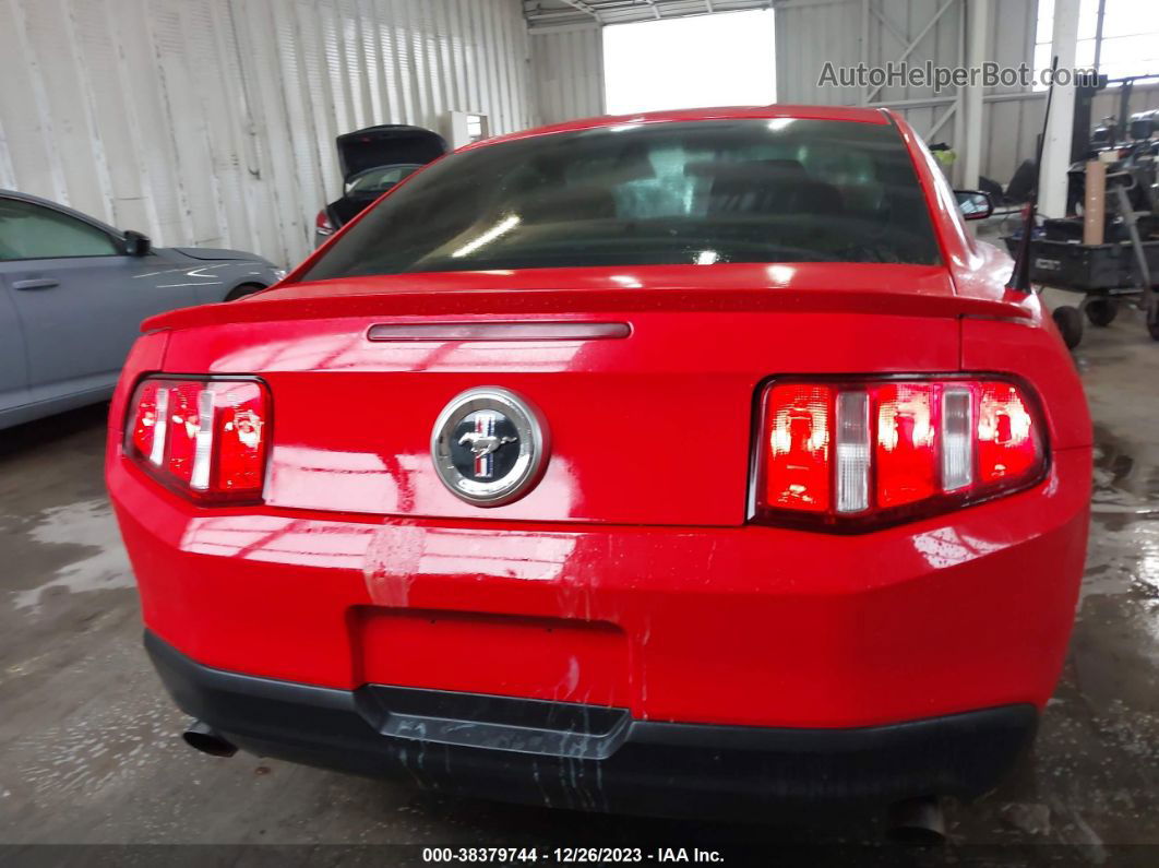 2011 Ford Mustang V6 Red vin: 1ZVBP8AM9B5125988