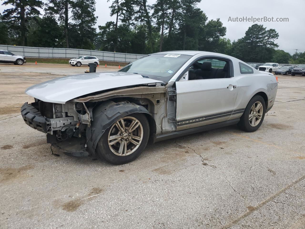 2011 Ford Mustang  Silver vin: 1ZVBP8AM9B5145917