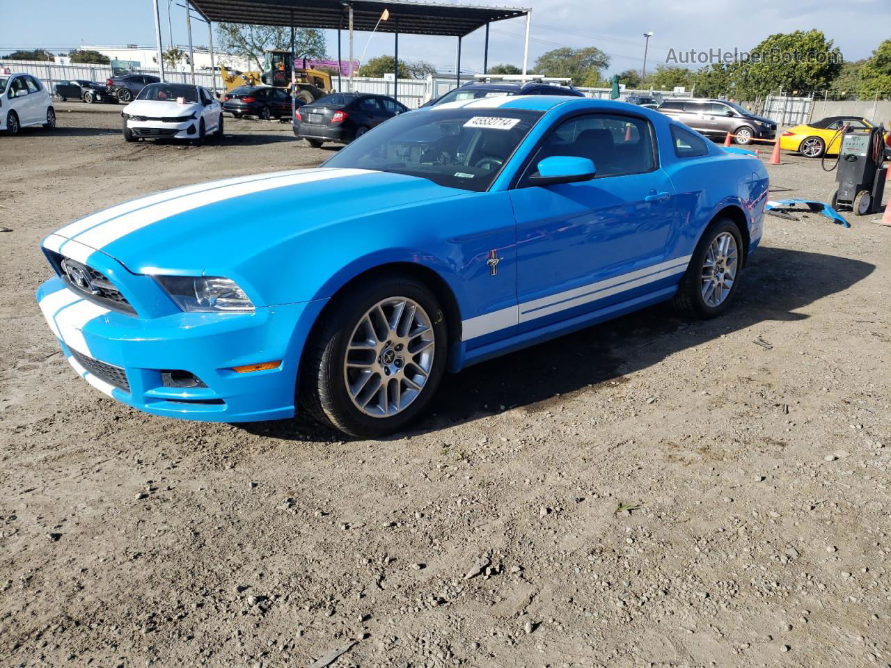 2014 Ford Mustang  Blue vin: 1ZVBP8AM9E5250364