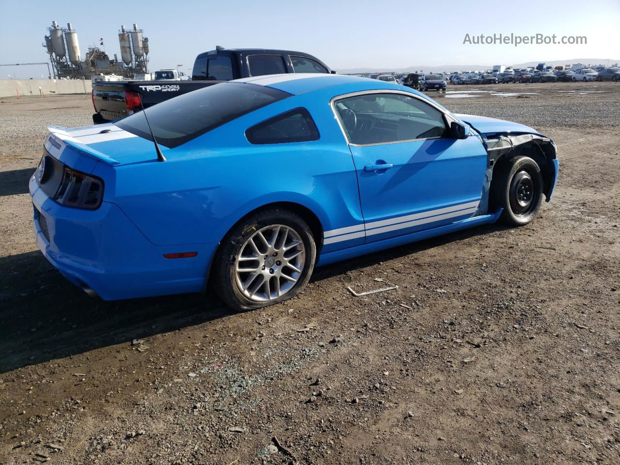 2014 Ford Mustang  Blue vin: 1ZVBP8AM9E5250364