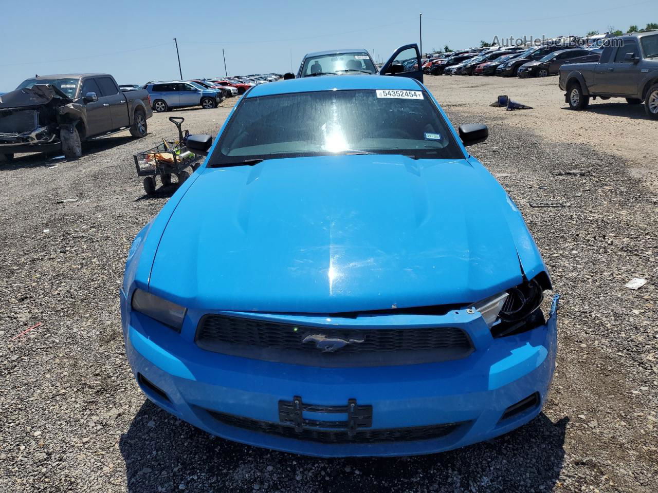 2011 Ford Mustang  Blue vin: 1ZVBP8AMXB5100520