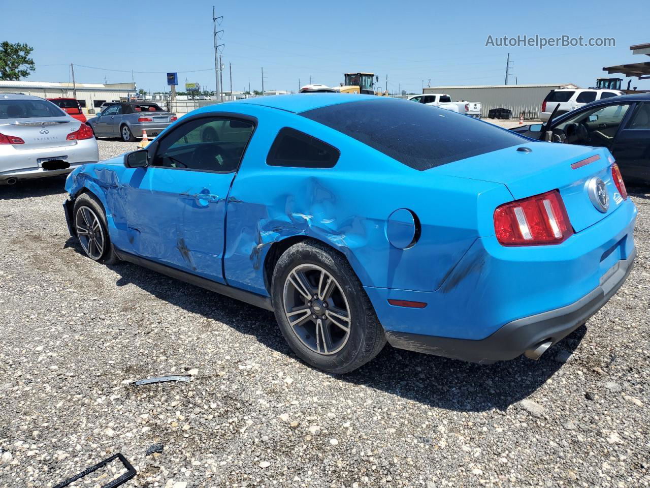 2011 Ford Mustang  Blue vin: 1ZVBP8AMXB5100520