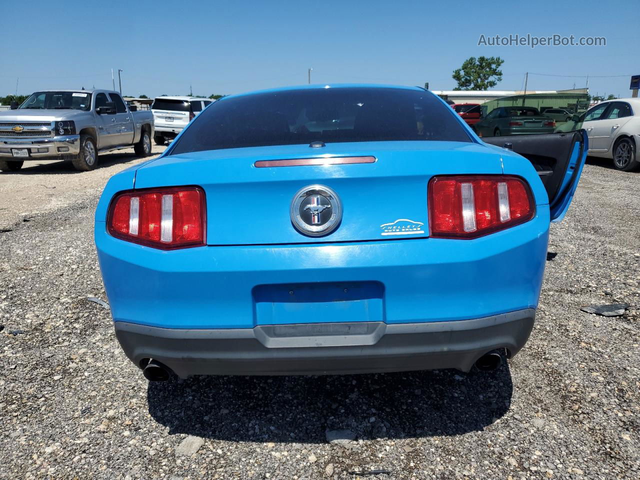 2011 Ford Mustang  Синий vin: 1ZVBP8AMXB5100520