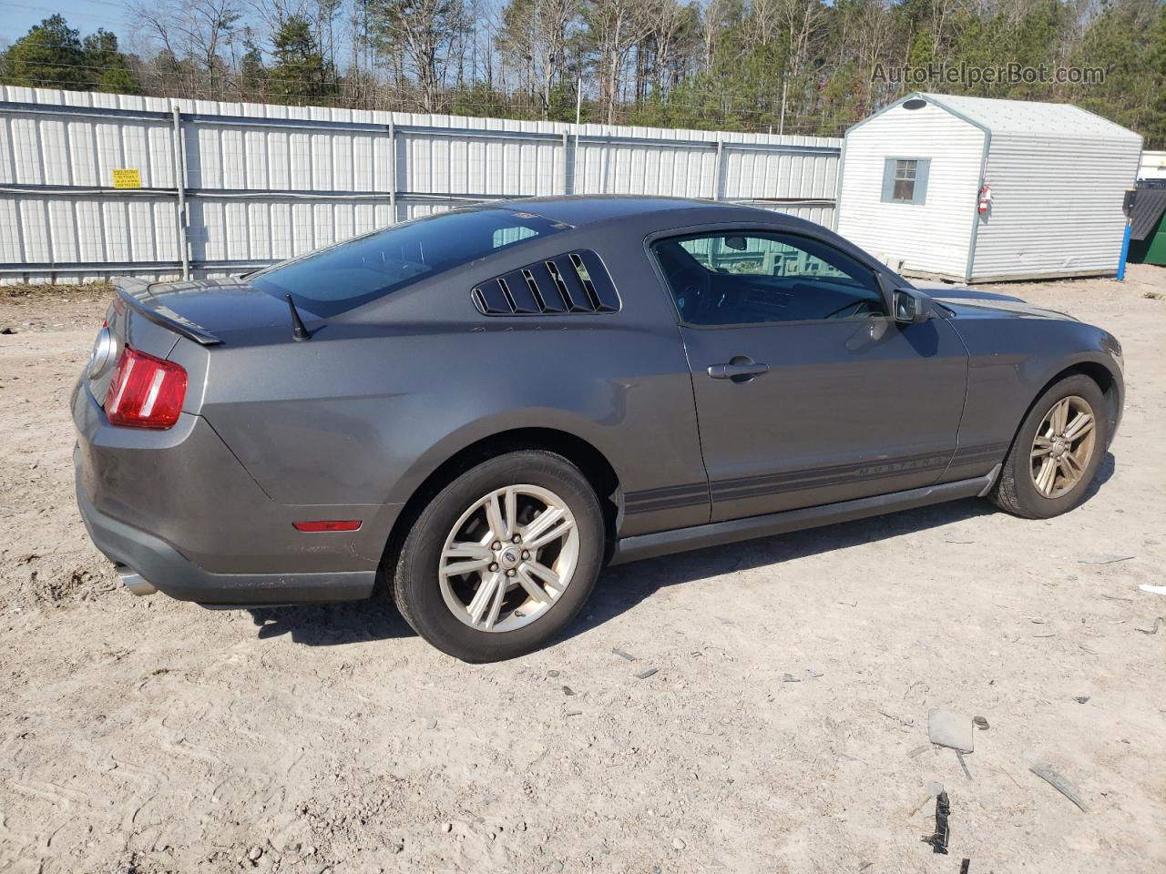 2011 Ford Mustang  Gray vin: 1ZVBP8AMXB5106186