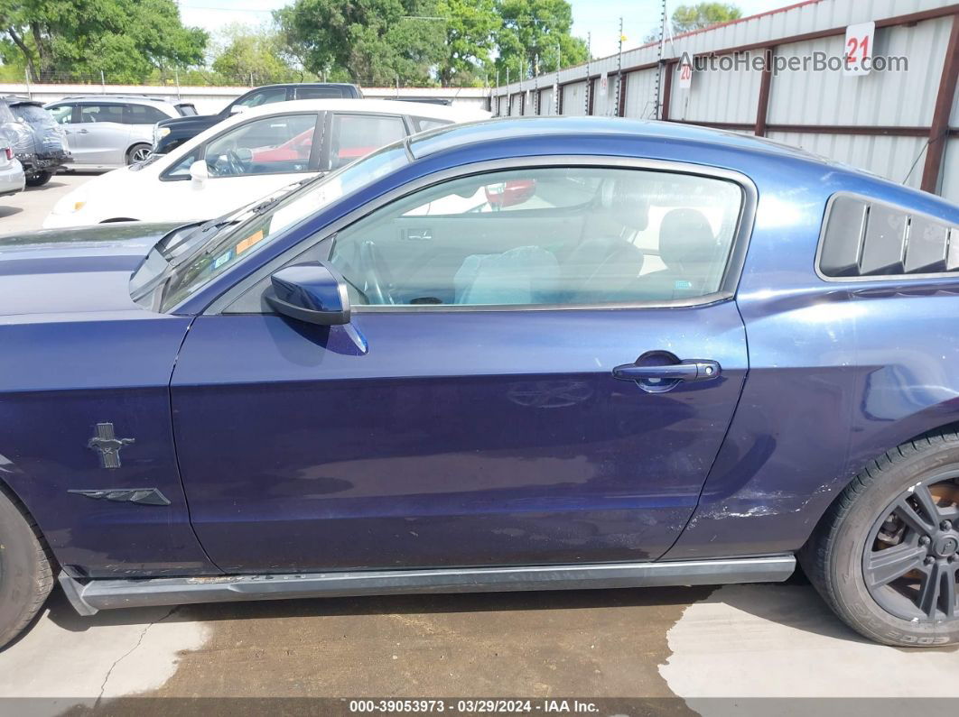 2011 Ford Mustang V6 Premium Blue vin: 1ZVBP8AMXB5110772