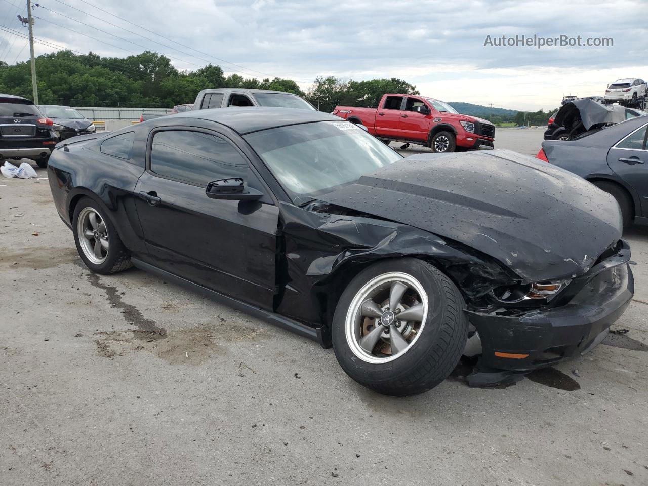 2011 Ford Mustang  Black vin: 1ZVBP8AMXB5128642