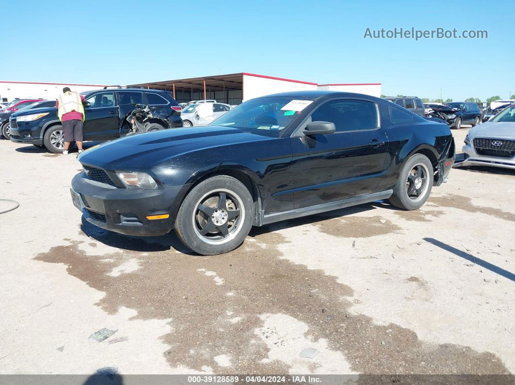 2011 Ford Mustang V6 Black vin: 1ZVBP8AMXB5134473