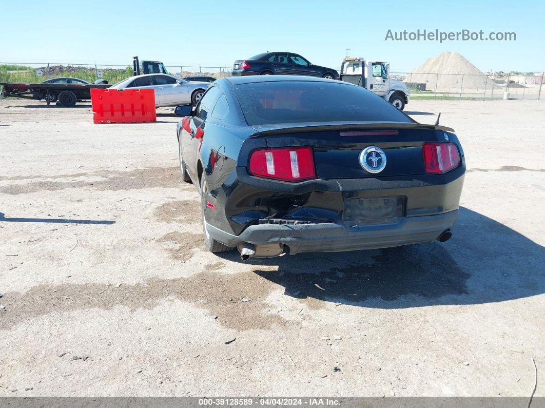 2011 Ford Mustang V6 Black vin: 1ZVBP8AMXB5134473