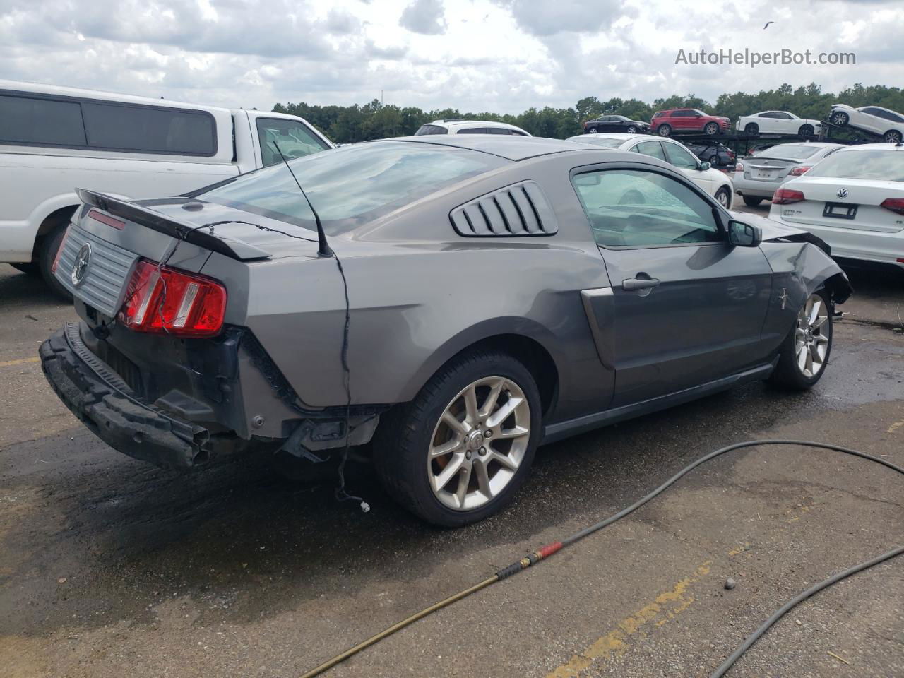 2011 Ford Mustang  Gray vin: 1ZVBP8AMXB5146378