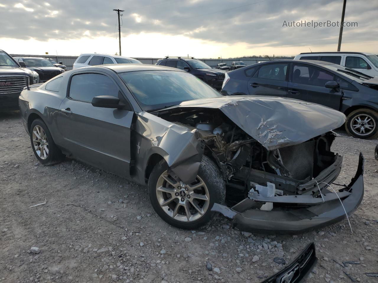 2011 Ford Mustang  Gray vin: 1ZVBP8AMXB5158157