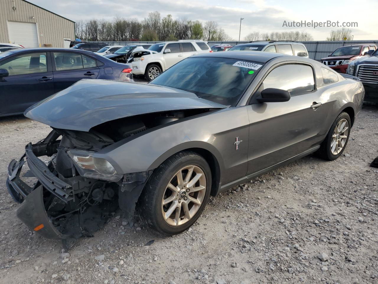 2011 Ford Mustang  Gray vin: 1ZVBP8AMXB5158157