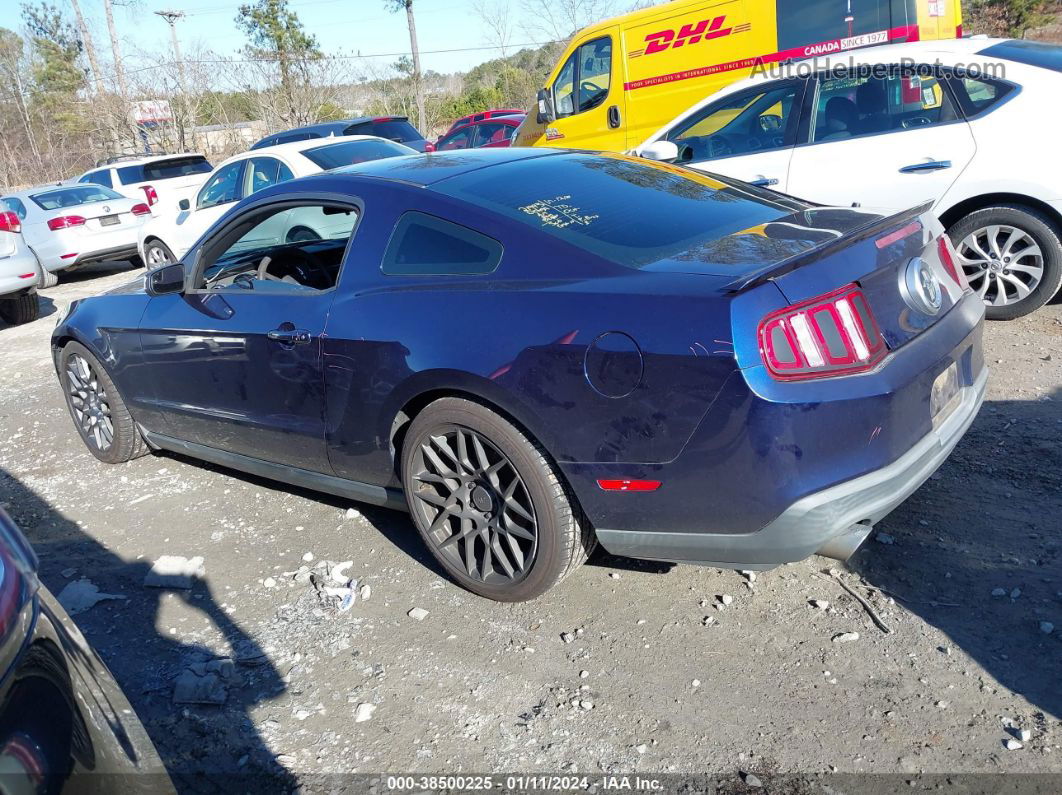 2011 Ford Mustang V6 Dark Blue vin: 1ZVBP8AMXB5168736