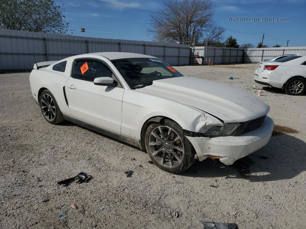 2011 Ford Mustang Gt Белый vin: 1ZVBP8CF0B5123190