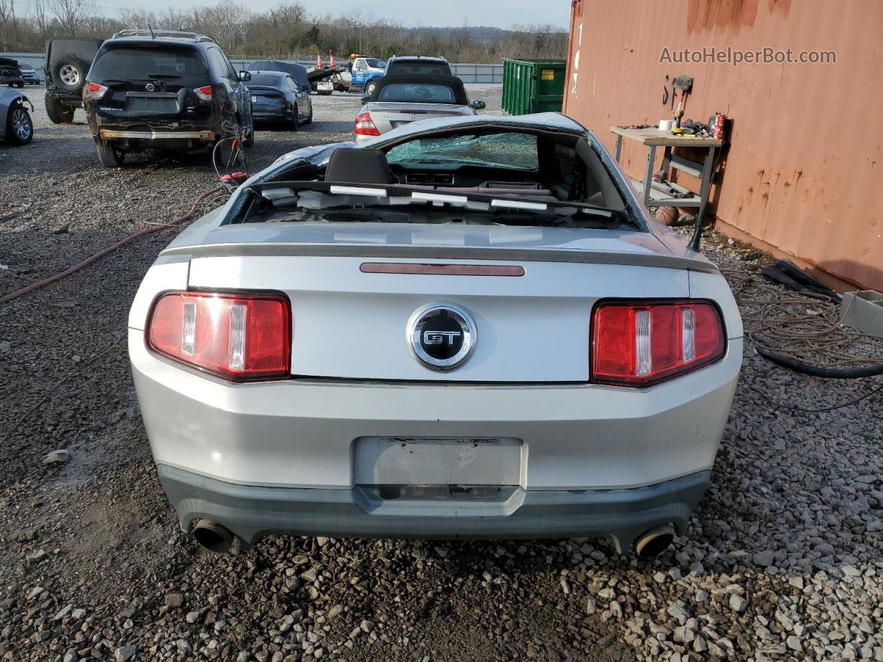 2011 Ford Mustang Gt Серебряный vin: 1ZVBP8CF0B5169571