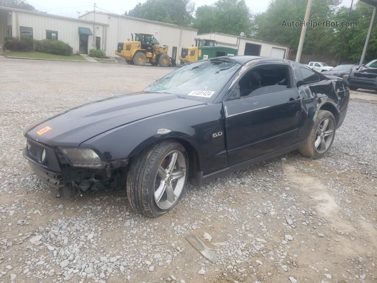 2011 Ford Mustang Gt Черный vin: 1ZVBP8CF1B5132934